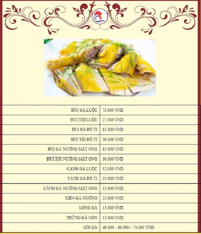 Món ăn trong bộ ảnh Cơm Gà Hà