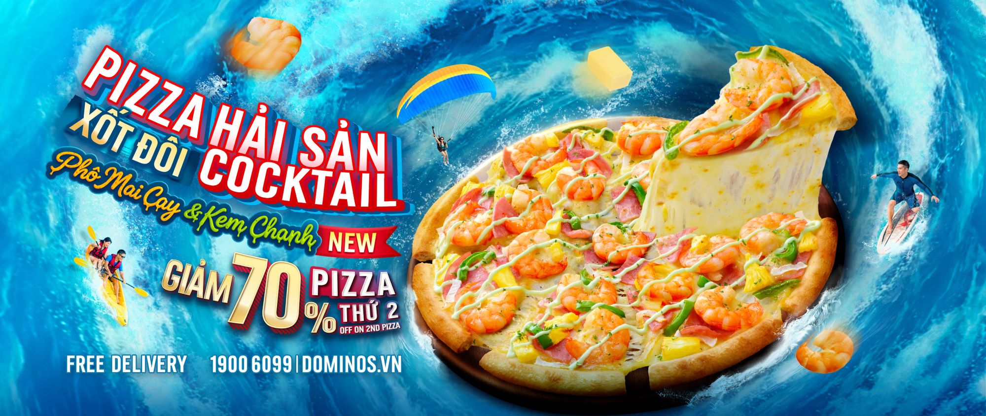 Pizza Seafood Cocktail Domino’s