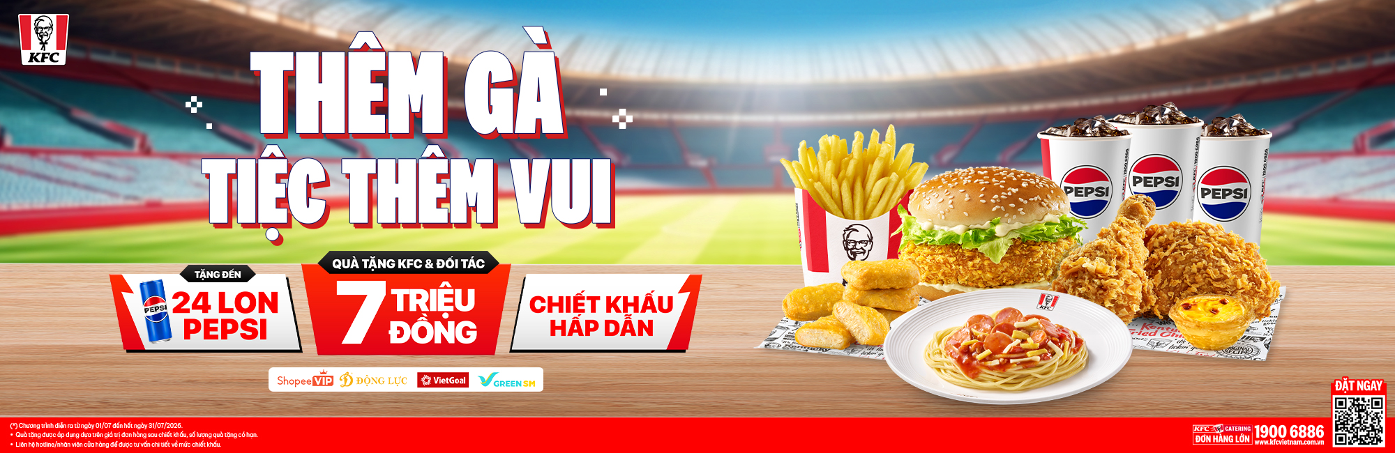 Ưu đãi KFC Việt Nam