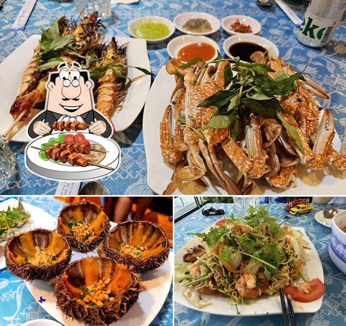 Các món hải sản tại Bờ Kè Quán