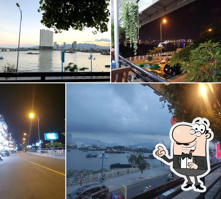 Khung cảnh khu vực ven nước gần Bờ Kè Quán