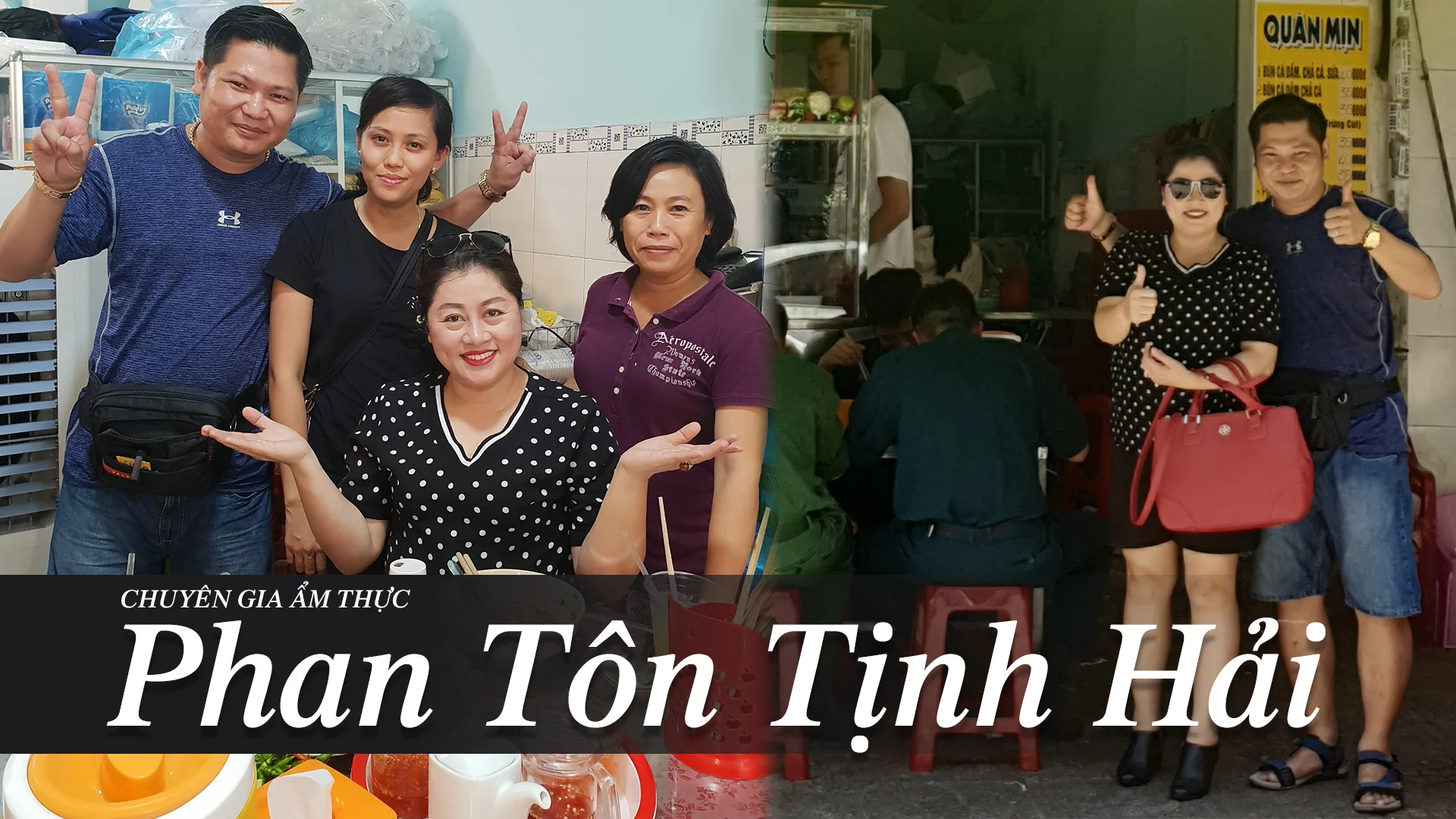 Nhóm khách tại Bún Cá Mịn
