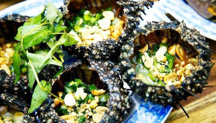 Món nhum tại Hải Sản Gió Biển
