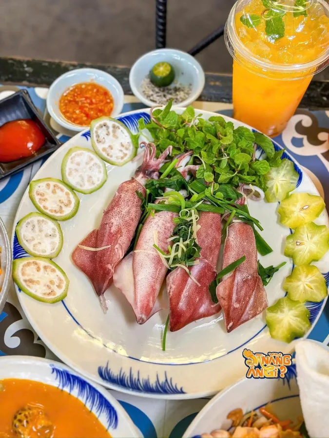 Món cá tại Hải Sản Mộc Quán