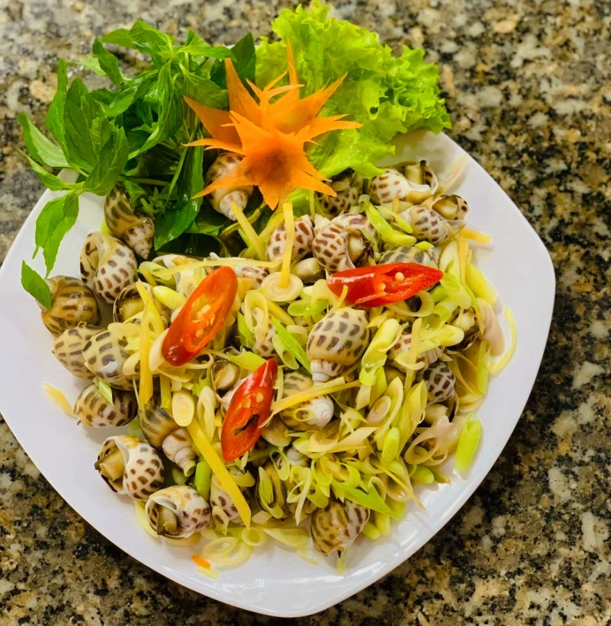 Món ốc trộn tại Thanh Sương 1