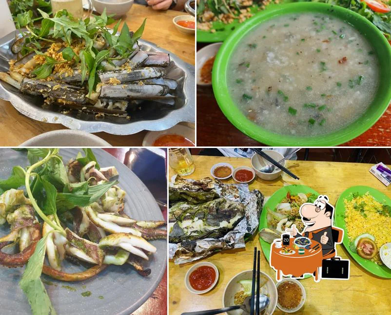 Các món hải sản dùng chung tại Thanh Sương 2