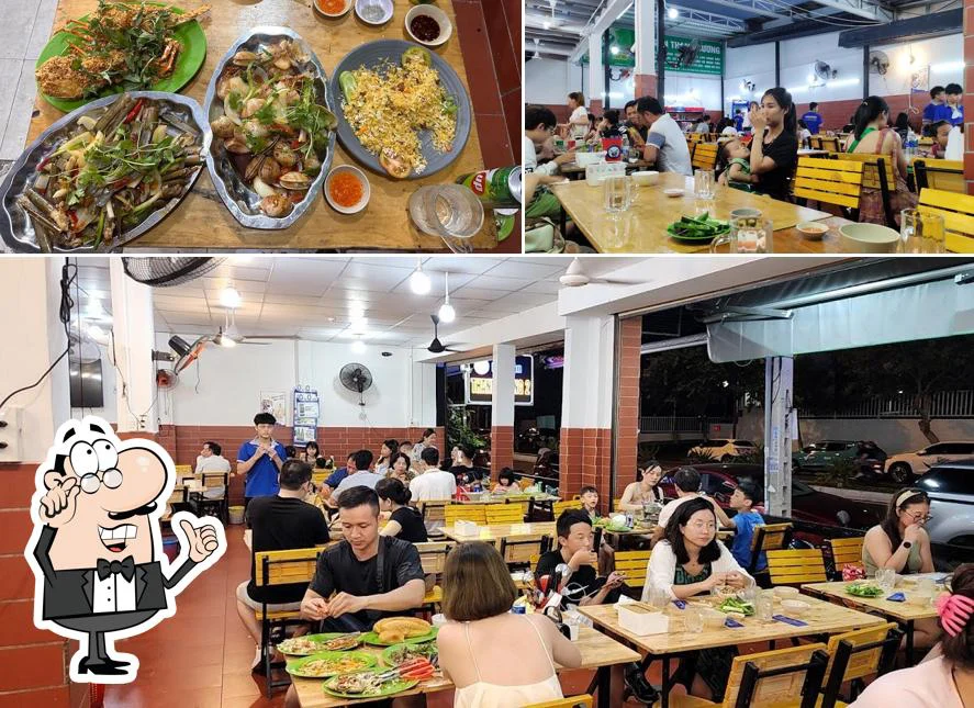 Khu bàn ăn đông khách tại Thanh Sương 2