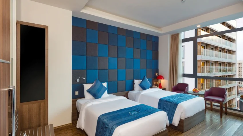 Phòng nghỉ tại Aaron Hotel Nha Trang – góc 4