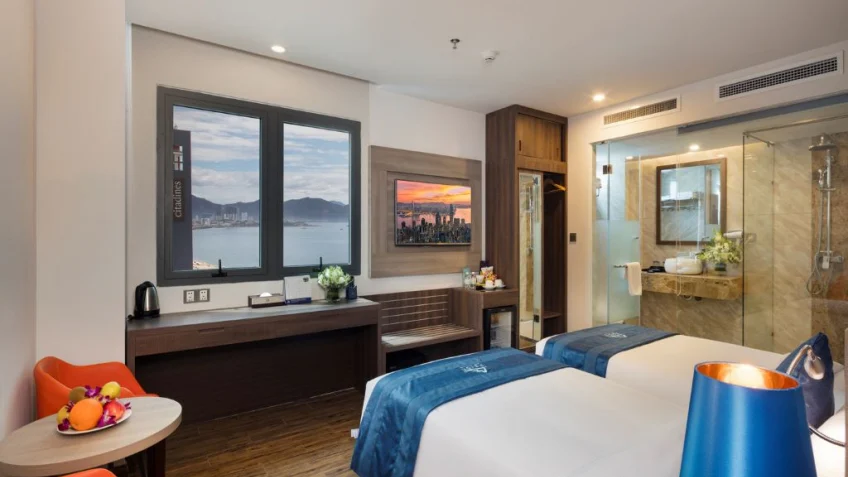 Phòng nghỉ tại Aaron Hotel Nha Trang – góc 6