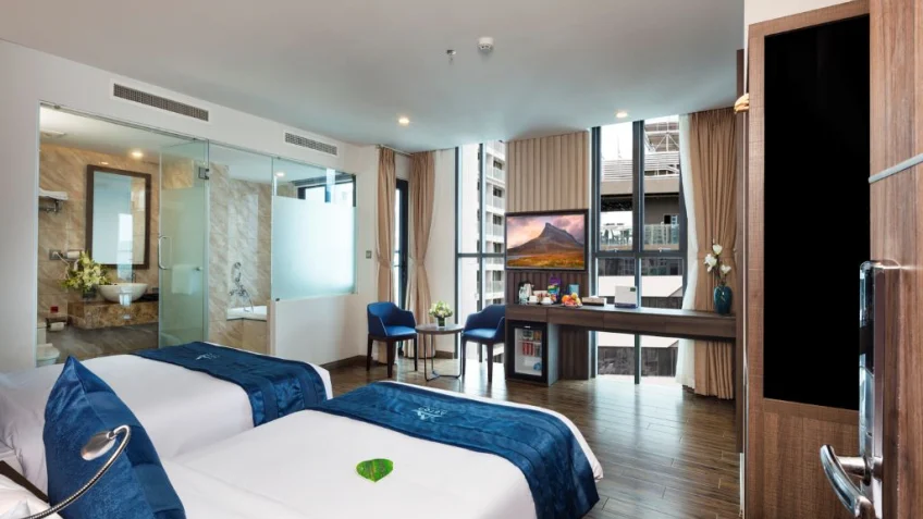 Phòng nghỉ tại Aaron Hotel Nha Trang – góc 9
