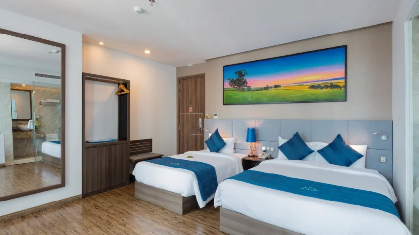Phòng nghỉ tại Aaron Hotel Nha Trang – góc 13