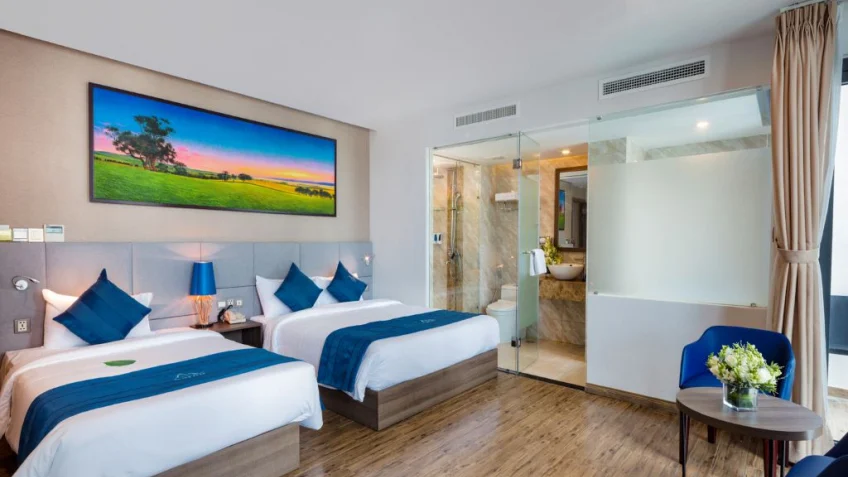Phòng nghỉ tại Aaron Hotel Nha Trang – góc 12