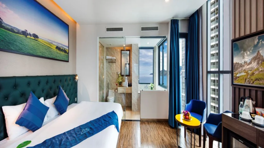 Phòng nghỉ tại Aaron Hotel Nha Trang – góc 8