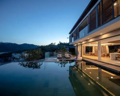 Ban công tại Acqua Villa Nha Trang