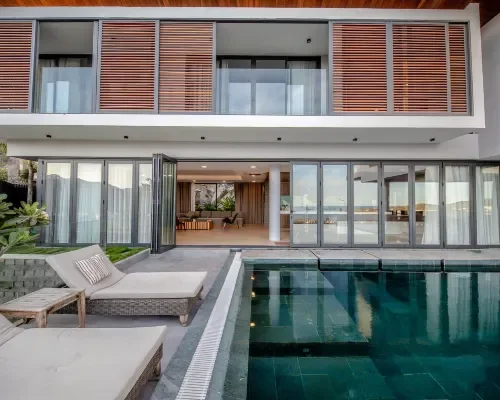 Phòng ngủ chính tại Acqua Villa Nha Trang