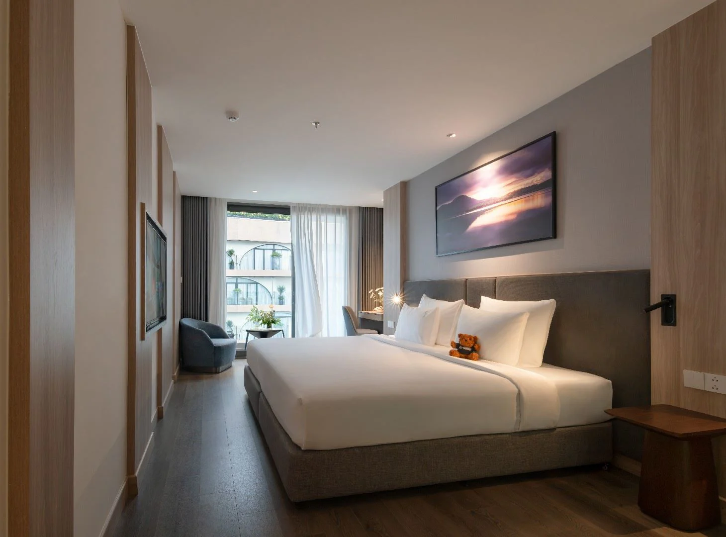 Phòng nghỉ giường đôi tại Adamas Boutique Hotel Nha Trang