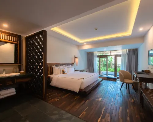 Phòng nghỉ tại Alibu Resort Nha Trang – góc 3