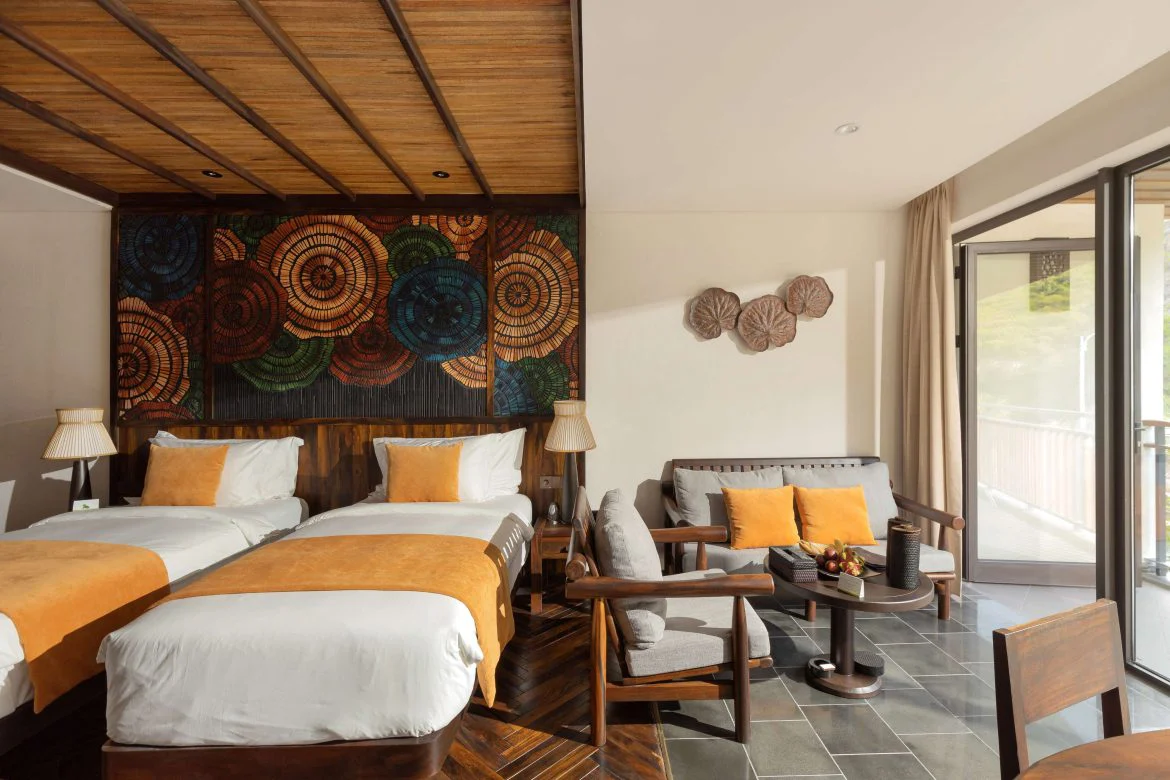 Phòng nghỉ tại Amiana Resort Nha Trang