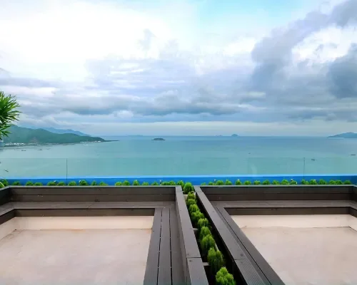Bếp căn hộ tại Anrizon Hotel Nha Trang