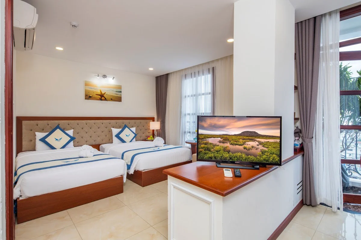 Phòng nghỉ tại Apus Hotel Nha Trang – góc 5