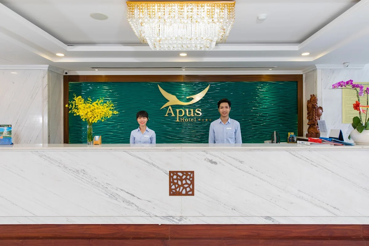 Sảnh và khu đón khách tại Apus Hotel Nha Trang
