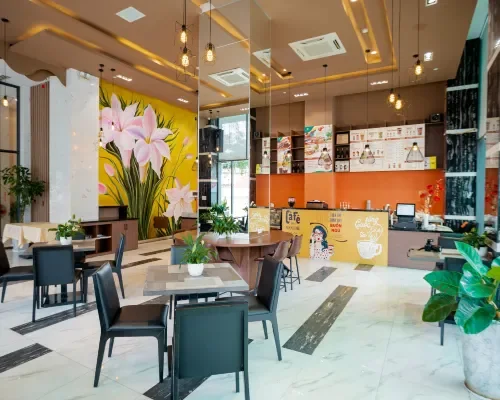 Không gian nhà hàng tại Areca Hotel Nha Trang