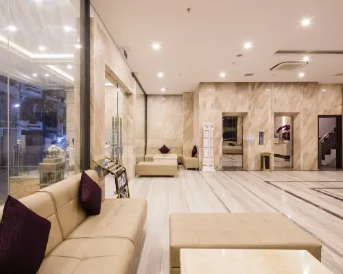 Sảnh và khu đón khách tại Balcony Nha Trang Hotel
