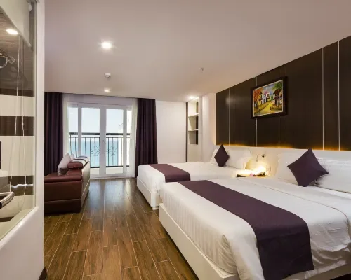 Phòng nghỉ tại Balcony Nha Trang Hotel – góc 5