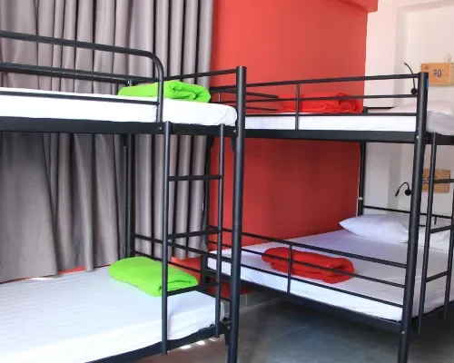 Sân hiên hostel