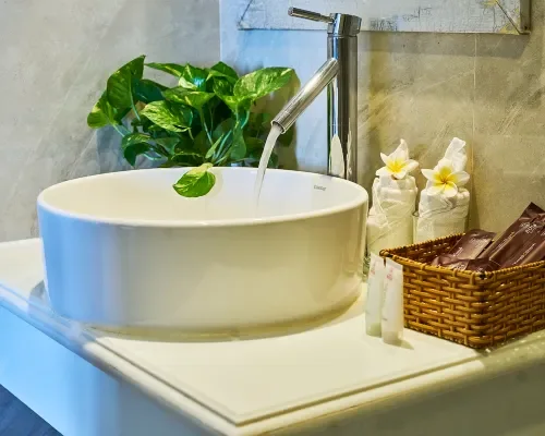 Phòng tắm tại Boss Hotel Nha Trang – góc 3