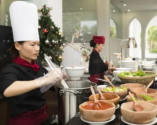 Không gian ăn uống tại Champa Island Nha Trang Resort Hotel & Spa – góc 3