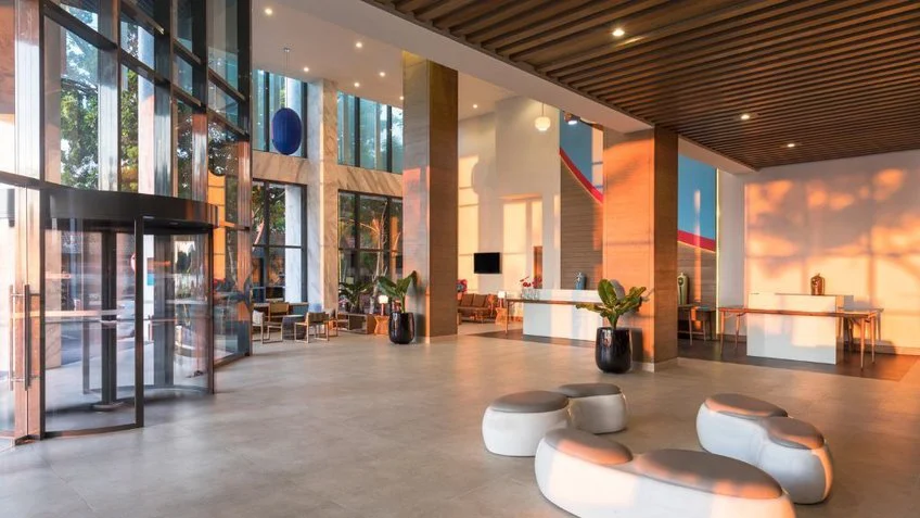 Sảnh và khu đón khách tại Citadines Bayfront Nha Trang