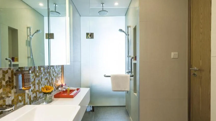 Phòng tắm tại Citadines Bayfront Nha Trang