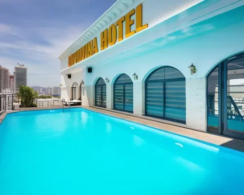 Phòng tắm tại Daphovina Hotel