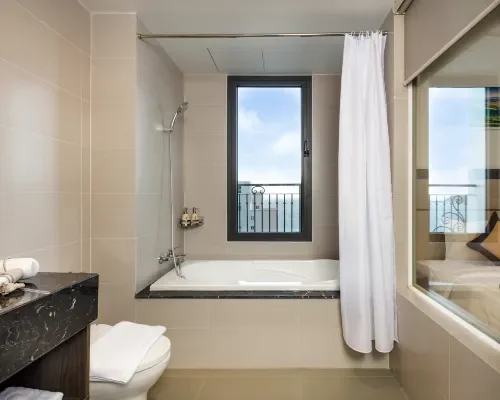 Phòng nghỉ tại Daphovina Hotel