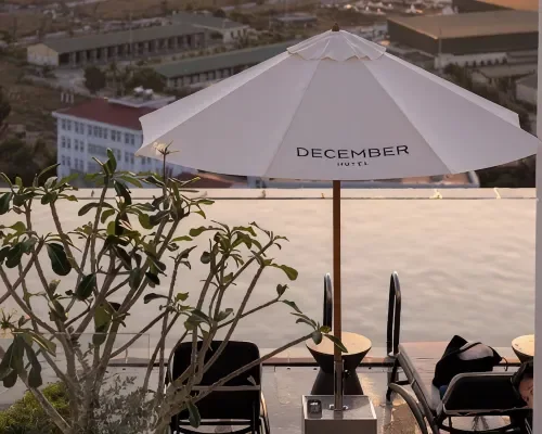 Không gian ăn uống tại December Hotel Nha Trang