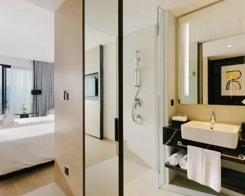 Phòng tắm tại December Hotel Nha Trang