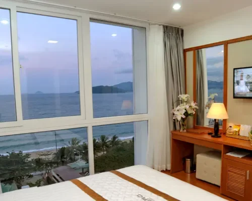 Phòng nghỉ tại Dendro Beachfront Hotel Nha Trang – góc 2