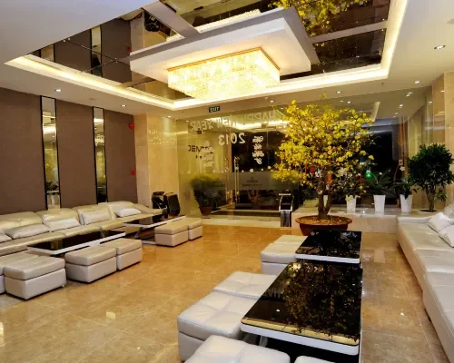 Sảnh và khu đón khách tại Dendro Beachfront Hotel Nha Trang