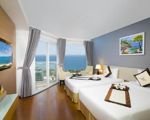 Phòng nghỉ tại Dendro Gold Hotel – góc 7