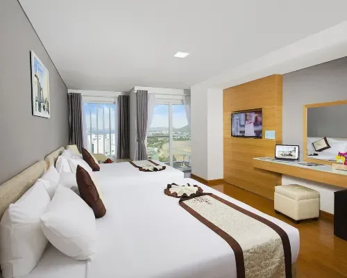 Phòng nghỉ tại Dendro Gold Hotel – góc 8