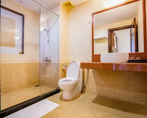 Phòng tắm tại Diamond Bay Resort & Spa