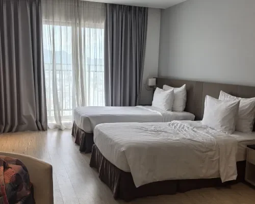 Phòng nghỉ tại D’Qua Hotel Nha Trang – góc 3
