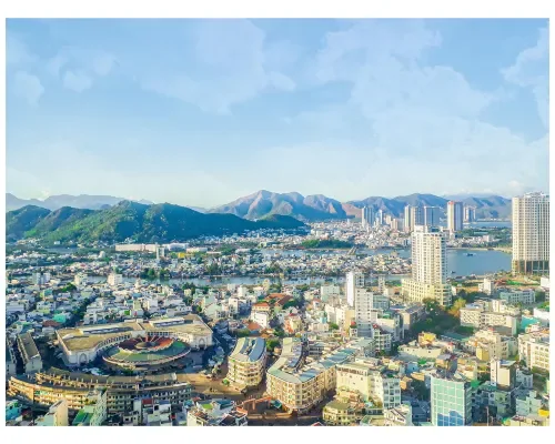 Góc nhìn tại D’Qua Hotel Nha Trang