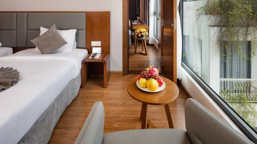Phòng nghỉ tại DTX Hotel Nha Trang – góc 12