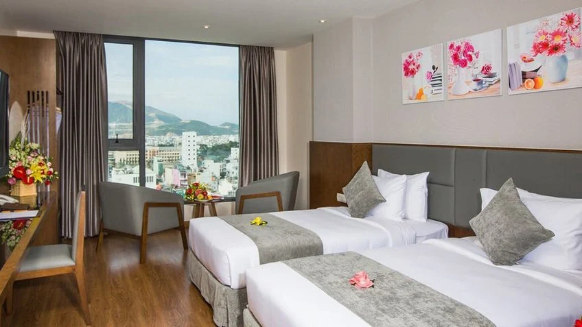 Phòng nghỉ tại DTX Hotel Nha Trang – góc 5