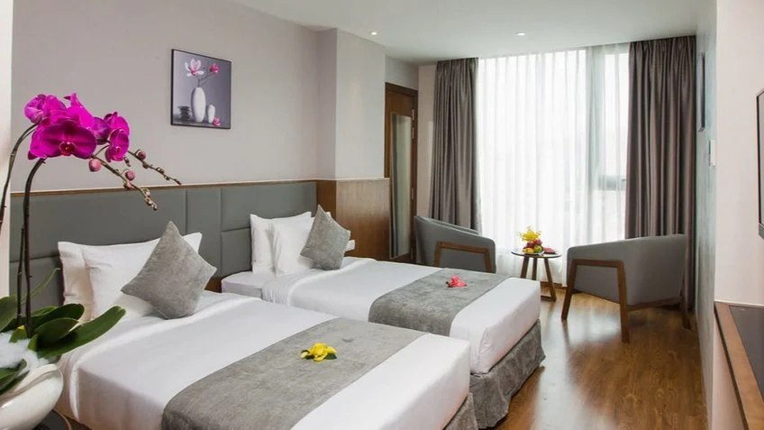 Phòng nghỉ tại DTX Hotel Nha Trang – góc 4
