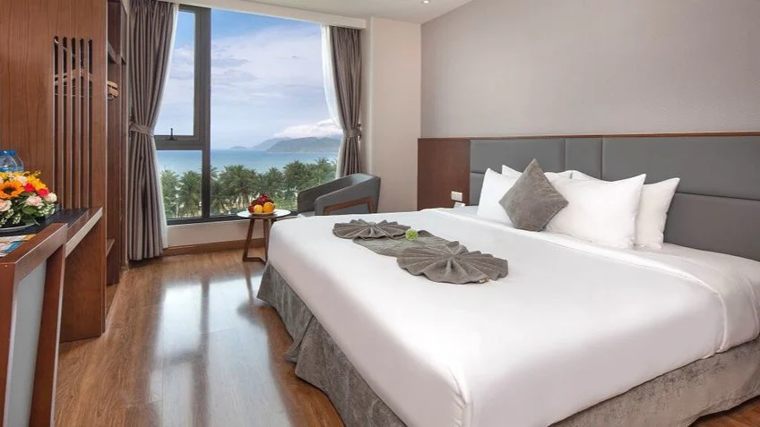 Phòng nghỉ tại DTX Hotel Nha Trang – góc 3