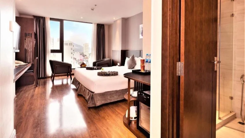 Phòng nghỉ tại DTX Hotel Nha Trang – góc 2