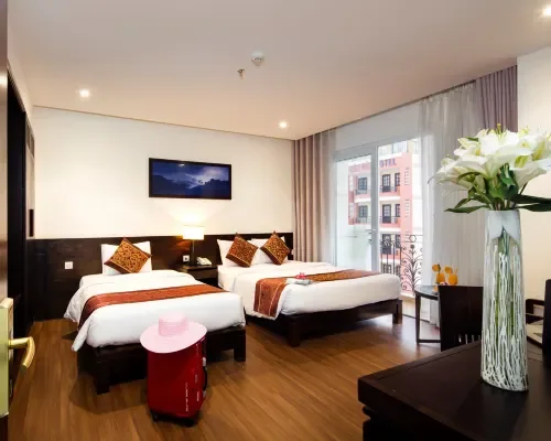 Phòng nghỉ tại Edele Hotel Nha Trang Beach – góc 6